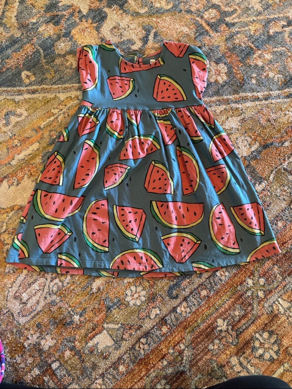 Tea Collection Watermelon Print Summer Dress